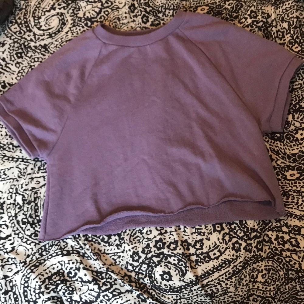 Purple crop top from forever 21